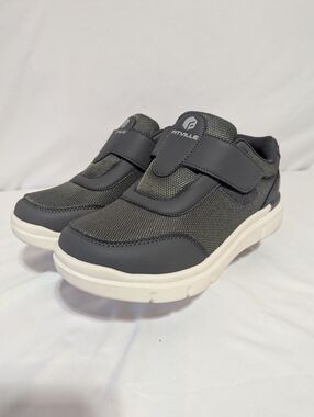FitVille Men's Easy Strap Ease V4 (Grey) Size 8.5 Extra Wide Retails $68